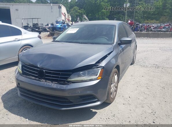 3VW2B7AJ0JM206692 2018 VOLKSWAGEN JETTA Gray წინა მარცხენა ხედი სამი მეოთხედიდან