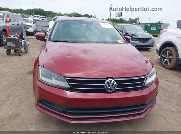 3VW2B7AJ2HM201312 2017 VOLKSWAGEN JETTA Red Widok zestawu wskaźników