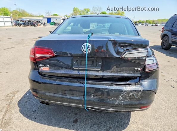 3VW2B7AJ2JM238916 2018 VOLKSWAGEN JETTA Black Вид ззаду