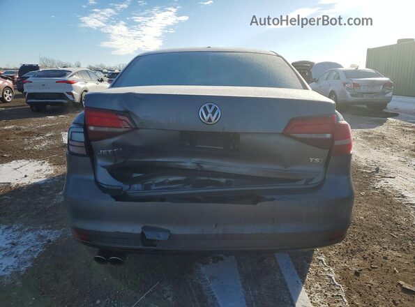 3VW2B7AJ5HM413069 2017 VOLKSWAGEN JETTA Gray Rear view
