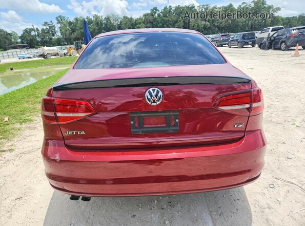 3VW2B7AJ7HM201953 2017 VOLKSWAGEN JETTA Red Հետևի տեսք