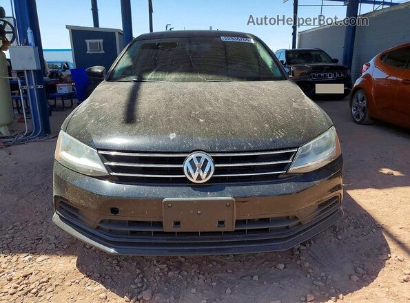 3VW2B7AJ7HM282808 2017 VOLKSWAGEN JETTA Black Դիմացի տեսք
