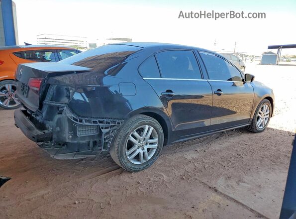 3VW2B7AJ7HM282808 2017 VOLKSWAGEN JETTA Black Հետևի աջ