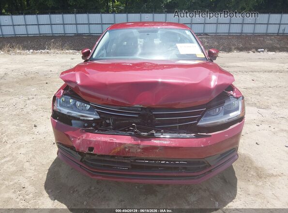 3VW2B7AJ9HM222030 2017 VOLKSWAGEN JETTA Бордовый Вид спереди