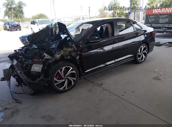 3VW2T7BU1PM040746 2023 VOLKSWAGEN JETTA Black Передня ліва чверть
