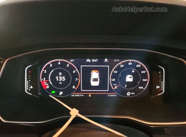 3VW2T7BU2RM072687 2024 VOLKSWAGEN JETTA White ხელსაწყოთა პანელის ხედი
