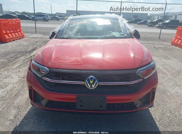 3VW2T7BU8PM008585 2023 VOLKSWAGEN JETTA Red Սարքավորումների վահանակի տեսք