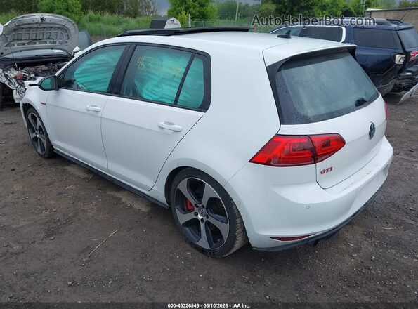 3VW447AU1HM037516 2017 VOLKSWAGEN GOLF White უკანა მარცხენა