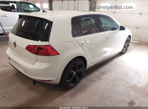 3VW447AUXHM008046 2017 VOLKSWAGEN GOLF Белый Задняя правая четверть
