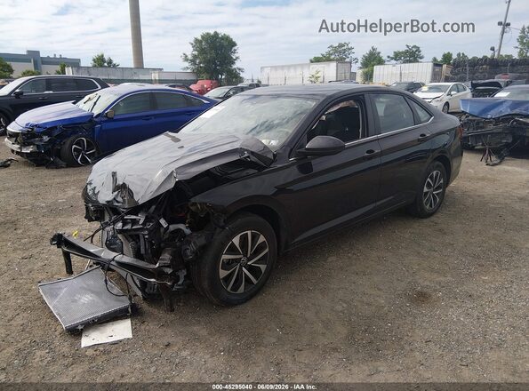 3VW4M7BU3PM040964 2023 VOLKSWAGEN JETTA Black Vista tres cuartos delantera izquierda