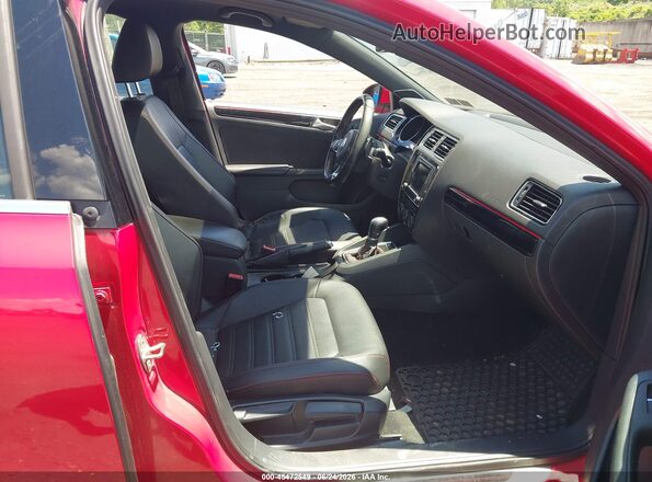 3VW4T7AJ0HM306033 2017 VOLKSWAGEN JETTA Red წინა სალონის ხედი