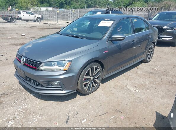 3VW4T7AJ9JM229507 2018 VOLKSWAGEN JETTA Gray Front left