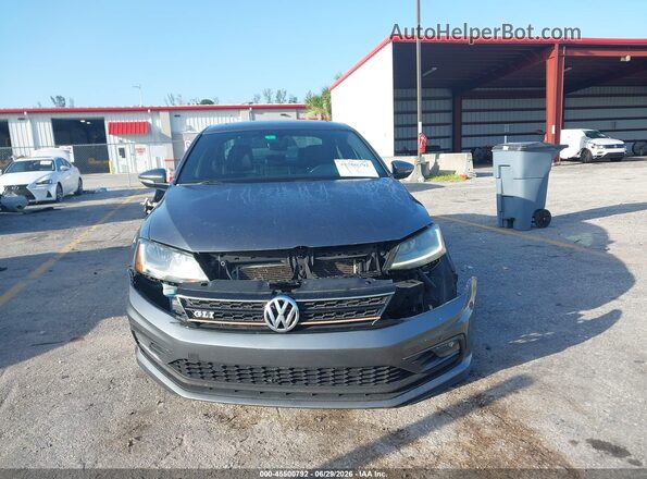 3VW4T7AJXHM408455 2017 VOLKSWAGEN JETTA Gray Instrument cluster view