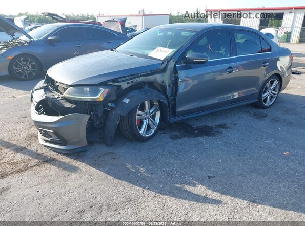 3VW4T7AJXHM408455 2017 VOLKSWAGEN JETTA Gray Front left