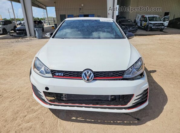 3VW4T7AU7GM022357 2016 VOLKSWAGEN GTI Белый Вид спереди