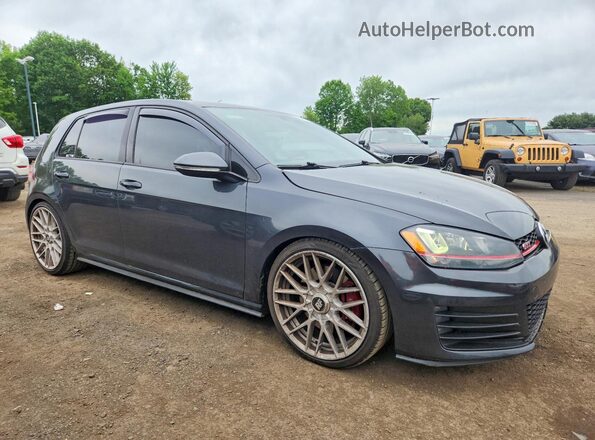 3VW547AU1HM070133 2017 VOLKSWAGEN GTI Gray 