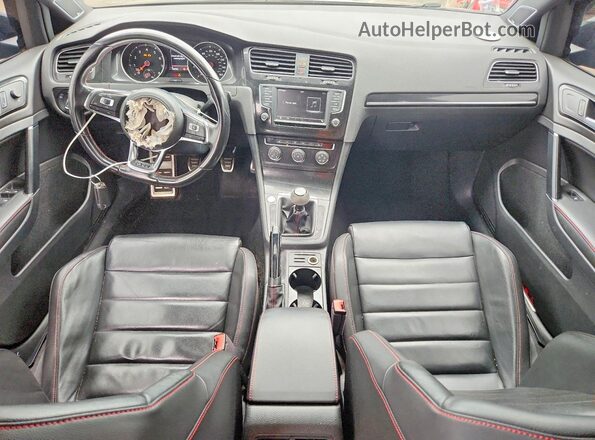 3VW547AU1HM070133 2017 VOLKSWAGEN GTI Gray 