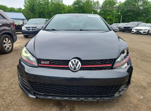 3VW547AU1HM070133 2017 VOLKSWAGEN GTI Gray 