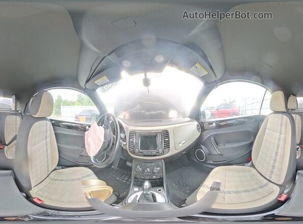 3VW5DAAT2JM505199 2018 VOLKSWAGEN BEETLE Black Vista de la etiqueta del VIN