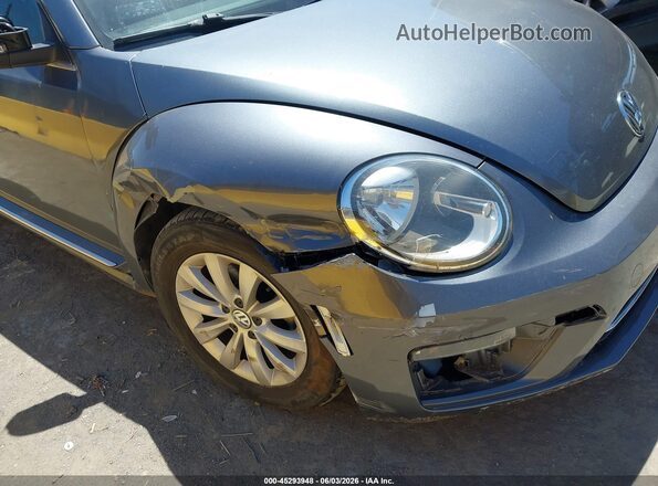 3VW5DAAT4JM515636 2018 VOLKSWAGEN BEETLE Gray წინა ხედი