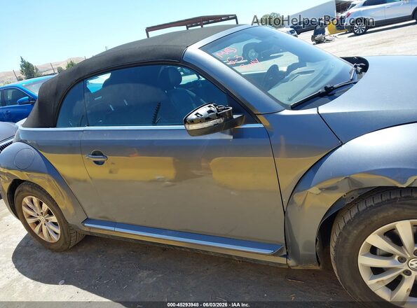 3VW5DAAT4JM515636 2018 VOLKSWAGEN BEETLE Gray უკანა სალონის ხედი