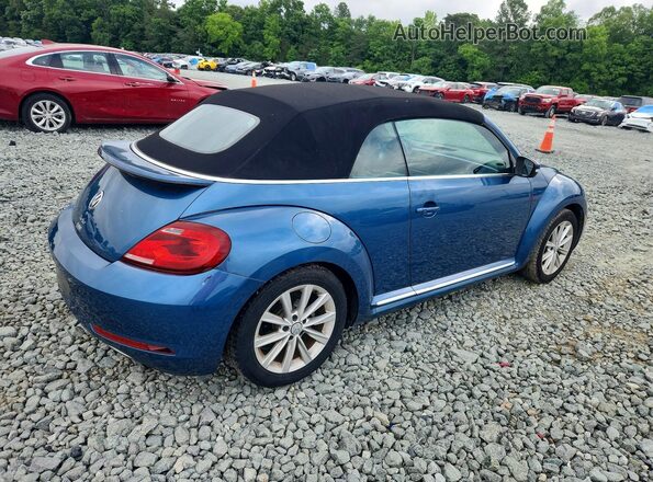3VW5DAAT7KM509590 2019 VOLKSWAGEN BEETLE Blue Tył prawy