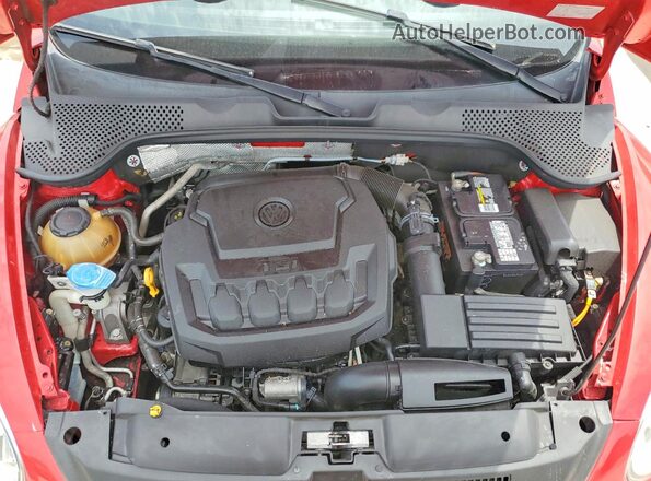 3VW5DAAT8JM516630 2018 VOLKSWAGEN BEETLE Red Vista interior trasera