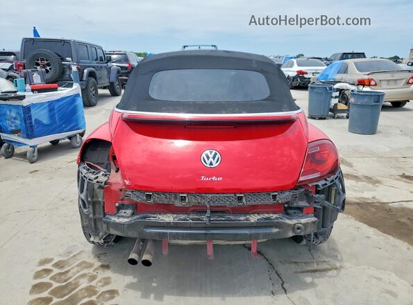 3VW5DAAT8JM516630 2018 VOLKSWAGEN BEETLE Red Vista trasera