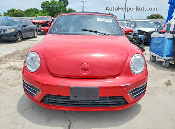 3VW5DAAT8JM516630 2018 VOLKSWAGEN BEETLE Red Vista frontal