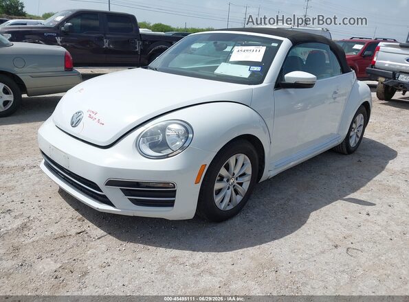 3VW5DAAT9JM505085 2018 VOLKSWAGEN BEETLE White Առջևի ձախ երեք քառորդ տեսարան