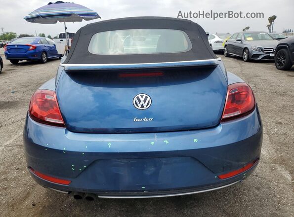 3VW5DAAT9JM514949 2018 VOLKSWAGEN BEETLE Blue Հետևի տեսք