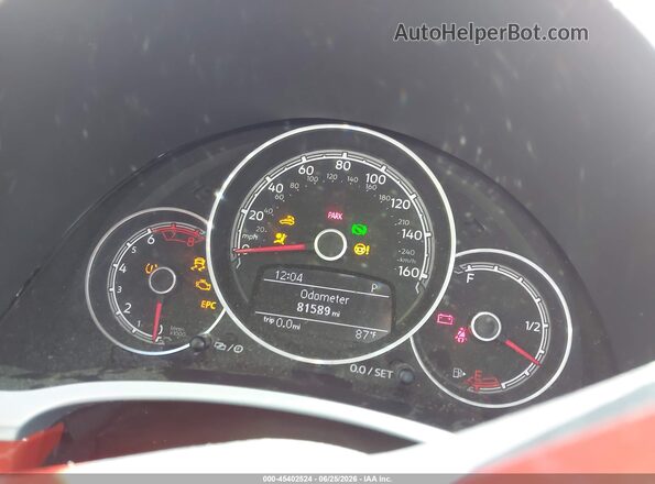 3VW5DAATXJM506830 2018 VOLKSWAGEN BEETLE Orange Vista de los asientos traseros