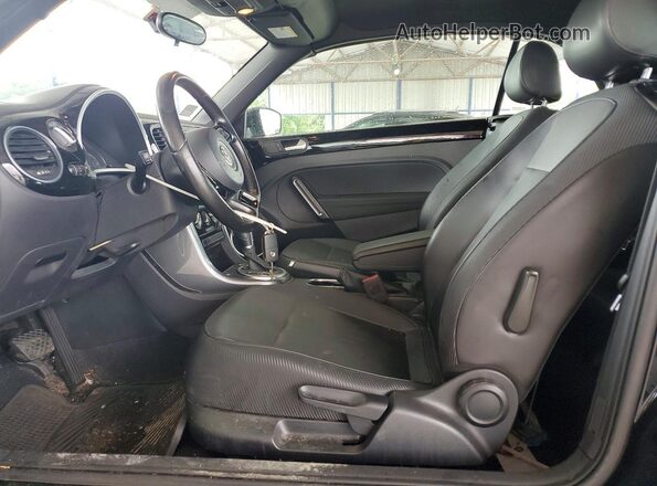3VW5DAATXJM512014 2018 VOLKSWAGEN BEETLE Black წინა სალონის ხედი