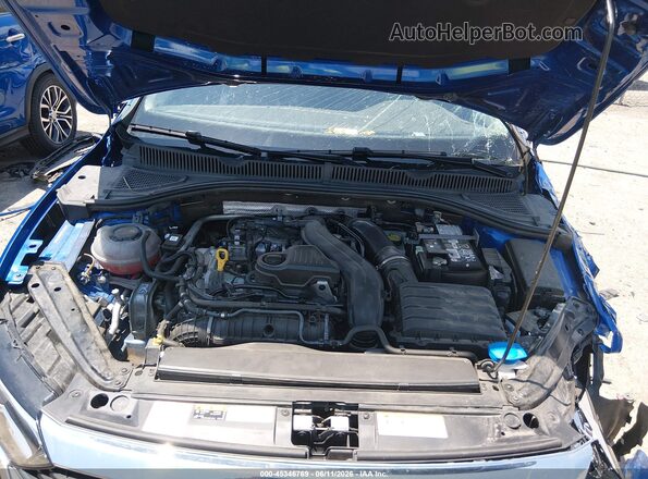3VW5M7BU0RM078045 2024 VOLKSWAGEN JETTA Blue Widok z tyłu