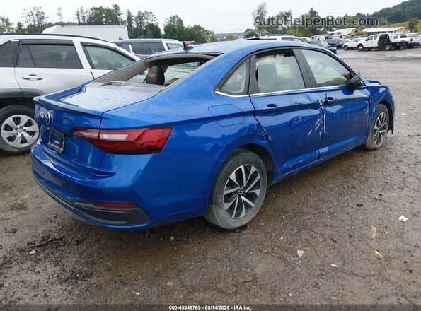 3VW5M7BU0RM078045 2024 VOLKSWAGEN JETTA Blue Tył prawy
