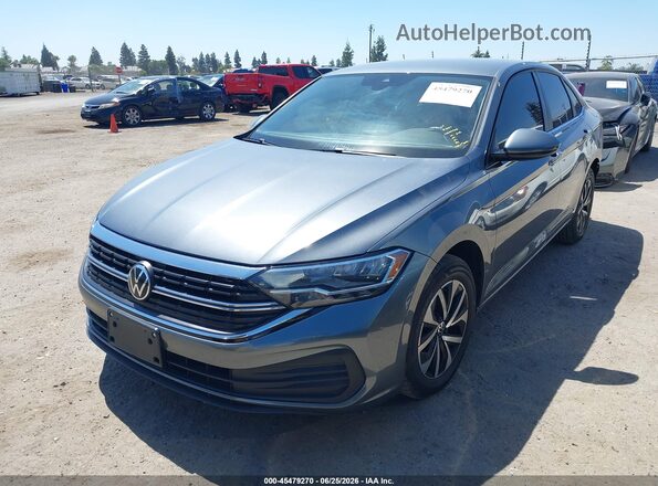 3VW5M7BU1RM082069 2024 VOLKSWAGEN JETTA Gray Передня ліва чверть