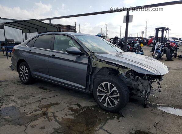 3VW5M7BU2RM050456 2024 VOLKSWAGEN JETTA Gray Przód prawy