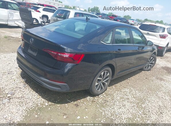 3VW5M7BU4RM046800 2024 VOLKSWAGEN JETTA Black Tył prawy
