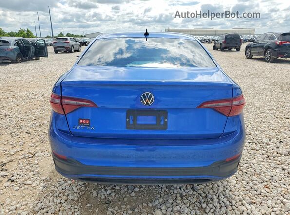 3VW5M7BU6PM021104 2023 VOLKSWAGEN JETTA Синий Вид сзади