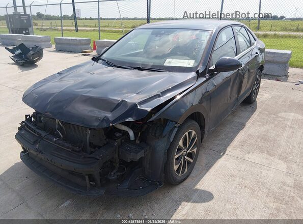3VW5M7BU6PM022043 2023 VOLKSWAGEN JETTA Black Դիմացի տեսք