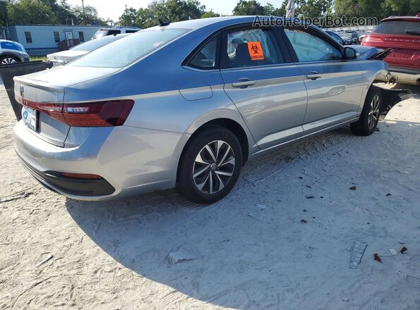 3VW5X7BU7SM028014 2025 VOLKSWAGEN JETTA Silver უკანა მარჯვენა