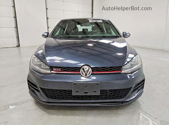 3VW6T7AU7LM005948 2020 VOLKSWAGEN GTI Синий Вид спереди