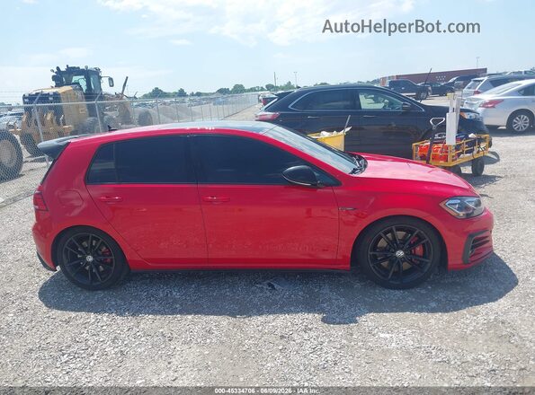 3VW6T7AU7LM014567 2020 VOLKSWAGEN GOLF Red Вид задньої частини салону