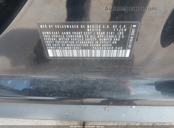 3VW6T7BU2MM019501 2021 VOLKSWAGEN JETTA Black Widok komory silnika