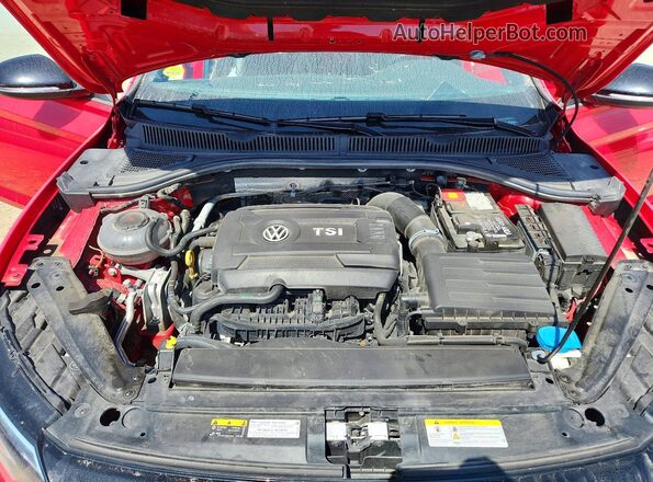 3VW6T7BU2MM082839 2021 VOLKSWAGEN JETTA Red Вид задньої частини салону