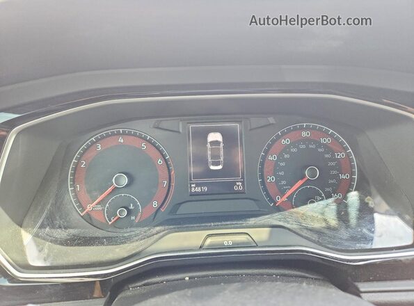 3VW6T7BU3MM072093 2021 VOLKSWAGEN JETTA Белый Вид щитка приборов