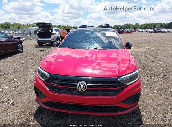 3VW6T7BU9LM071903 2020 VOLKSWAGEN JETTA Red Սարքավորումների վահանակի տեսք