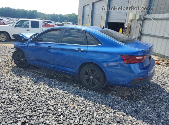 3VW7M7BU2PM010772 2023 VOLKSWAGEN JETTA Blue 