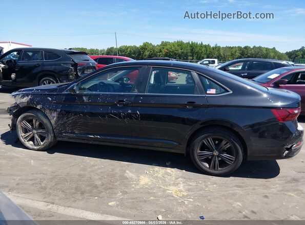 3VW7M7BU2RM012296 2024 VOLKSWAGEN JETTA Black Widok wnętrza 360 stopni