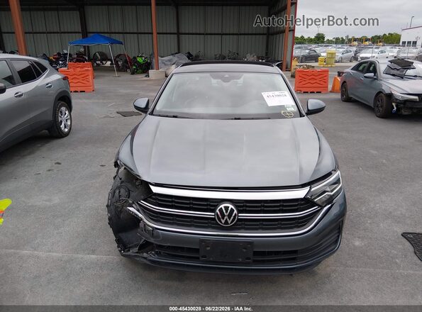 3VW7M7BU7NM001031 2022 VOLKSWAGEN JETTA Серый Вид задней части салона